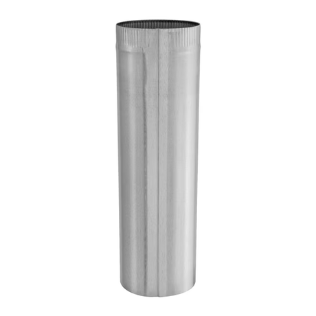 IMPERIAL 7-in x 24-in Galvanized Steel Round Duct Pipe