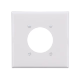 Placa de pared redonda para interiores Eaton, tamaño mediano, de policarbonato blanco, 2 unidades