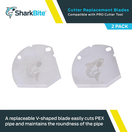 Cuchilla reemplazable SharkBite para cortador PRO PEX (paquete de 2)