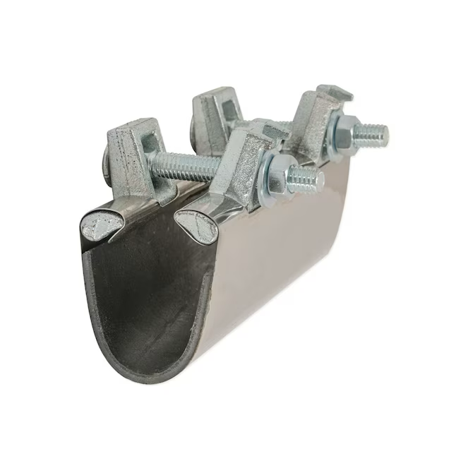 Abrazadera de reparación de acero inoxidable Eastman de 1-1/2 pulgadas a 1-1/2 pulgadas de diámetro