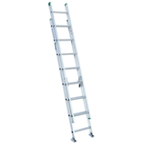 Werner D1200-2 16-ft Aluminum Type 2-225-lb Load Capacity Extension Ladder