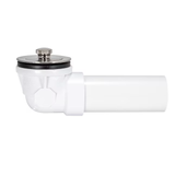 Eastman Lift and Lock Two-Hole Bath Waste – Schedule 40 PVC with Brushed Nickel Trim