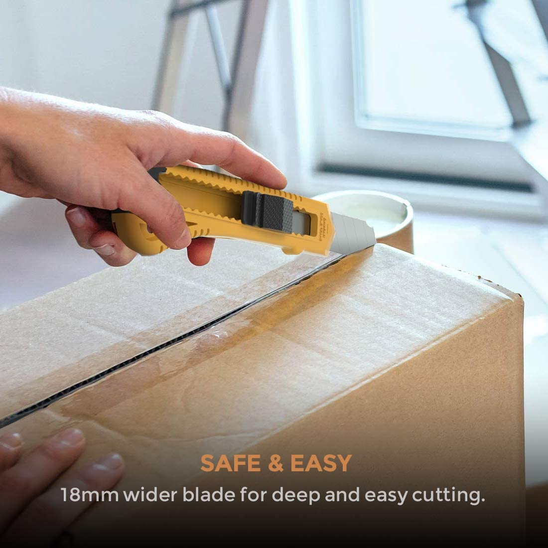 Retractable Snap-Off Box Cutters Razor Knife