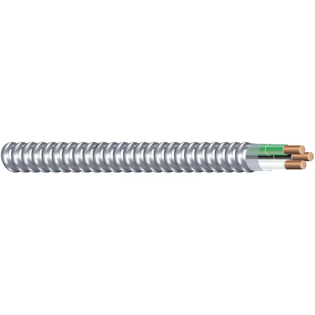 Cable Mc de aluminio sólido 14/2 de 100 pies Armorlite de Southwire 