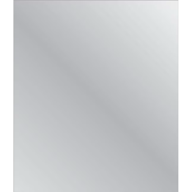 Project Source 30-in W x 40-in H Polished Frameless Wall Mirror