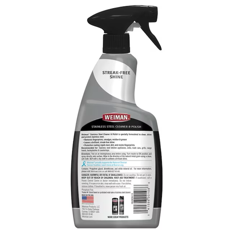 Weiman Products 22-fl oz Floral Stainless Steel Cleaner