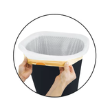 MOXIE Bolsa de basura con cordón de cocina de plástico blanco de 13 galones (180 unidades)