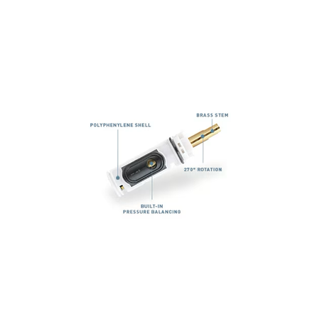Moen 1-Handle Brass and Plastic Tub/Shower Valve Cartridge