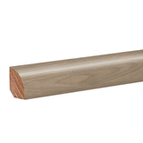 Project Source Hallfield Cuarto redondo de madera laminada de 0,62 pulgadas de alto x 0,75 pulgadas de ancho x 94,5 pulgadas de largo