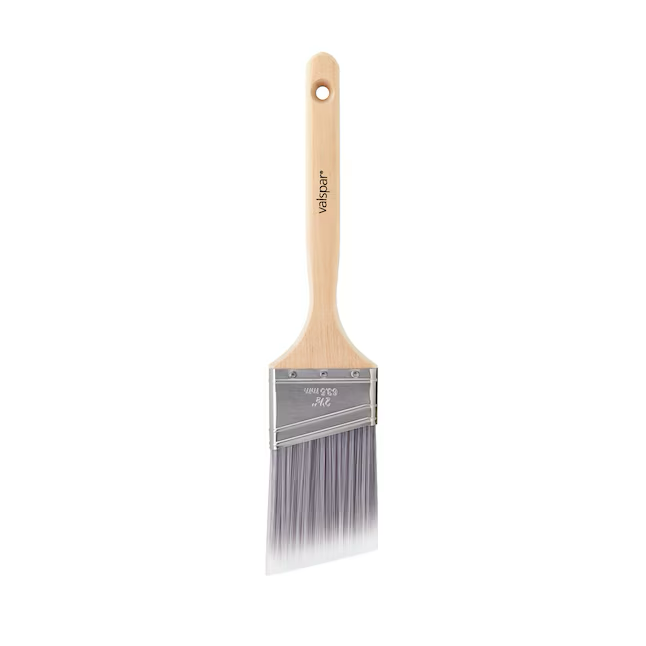 Valspar 2-Pack 1-1/2-in Nylon- Polyester Blend Angle Paint Brush (General Purpose Brush)
