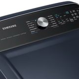 Samsung Pet Care Dry and Steam Sanitize+ Secador eléctrico inteligente con ciclo de vapor de 7.4 pies cúbicos (azul marino cepillado)