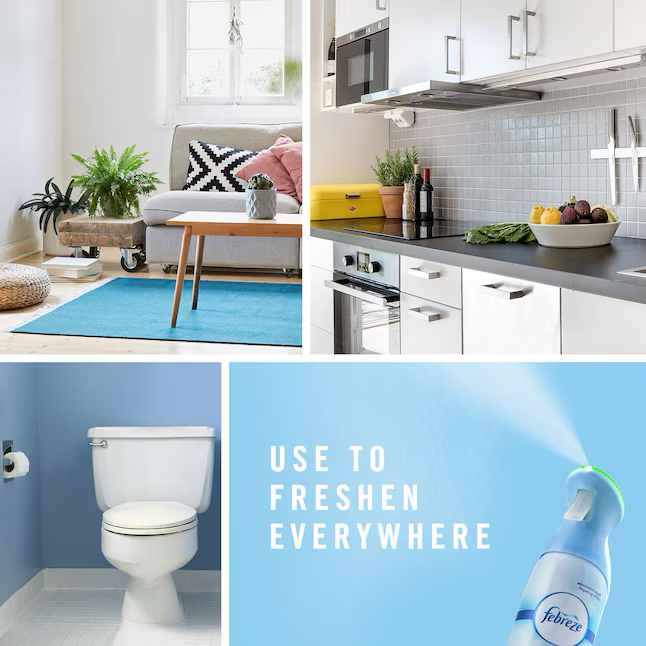 Febreze Air Heavy Duty 8.8-fl oz Crisp Clean Dispenser Air Freshener (2-Pack)