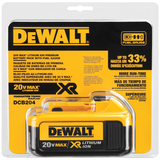 DeWalt XR 20 4 Amp-Hour Lithium Battery