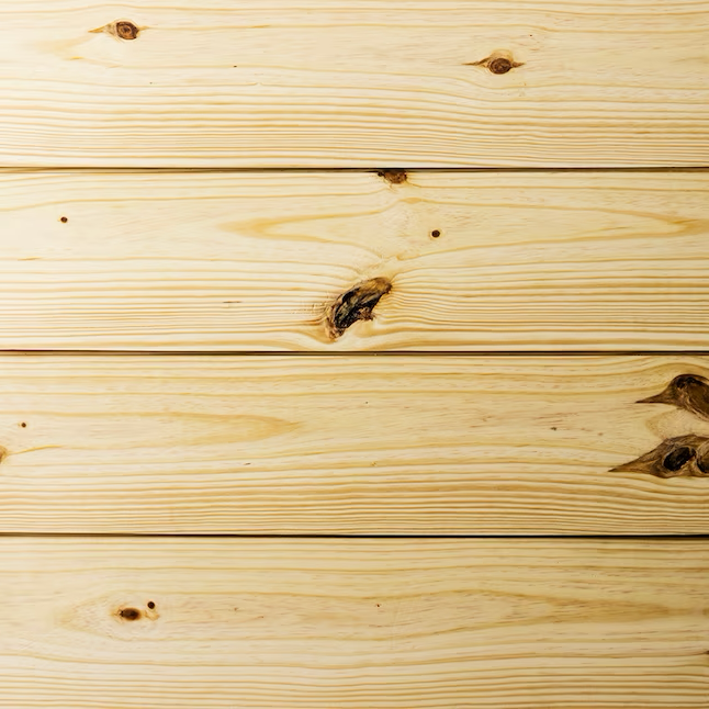 RELIABILT 5.375-in x 12-ft Unfinished Pine Shiplap Wall Plank (1-Pack, Covers 5.37-sq ft)