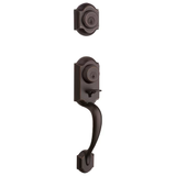 Kwikset Signature Series Montara, bronce veneciano, cerrojo de un solo cilindro, manija de puerta de entrada con llave, perilla Smartkey