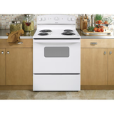 Hotpoint 30-in 4 Burners 5-cu ft Freestanding Electric Range (White)