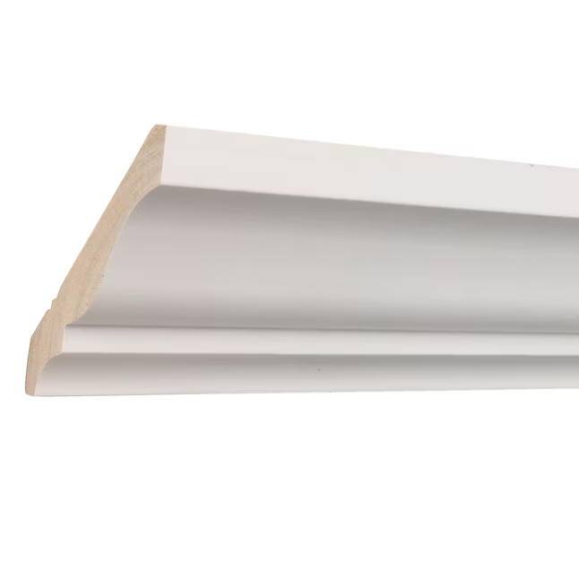 Moldura de corona L 49 de pino imprimado de 8 pies RELIABILT