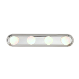 Project Source 24-in 4-Light Chrome Traditional Vanity Light Bar