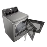 LG EasyLoad 7.3-cu ft Smart Electric Dryer (Graphite Steel) ENERGY STAR