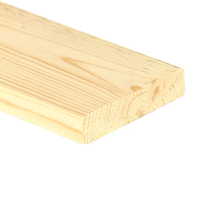 RELIABILT 1-in x 4-in x 12-ft Unfinished Whitewood Board