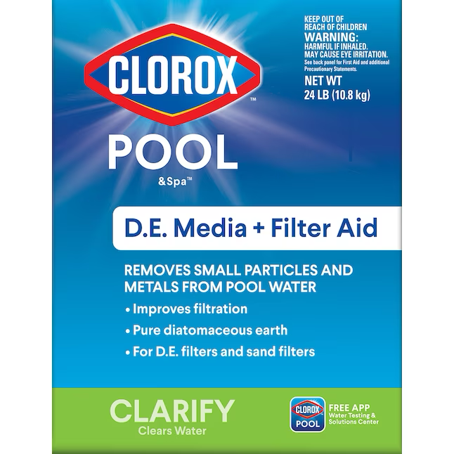 Clorox Pool&amp;Spa 24-lb DE Poolfilterhilfe