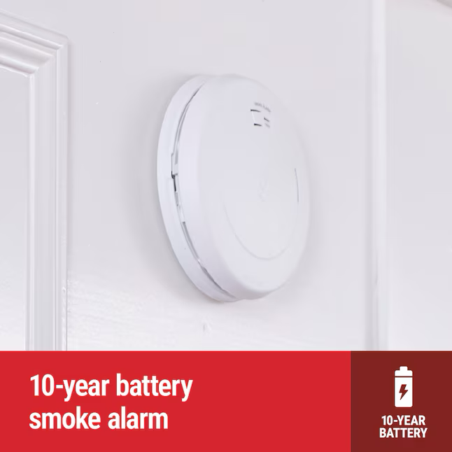 First Alert 10-Year Battery Battery Photoelectric Smoke detector (2-Pack)