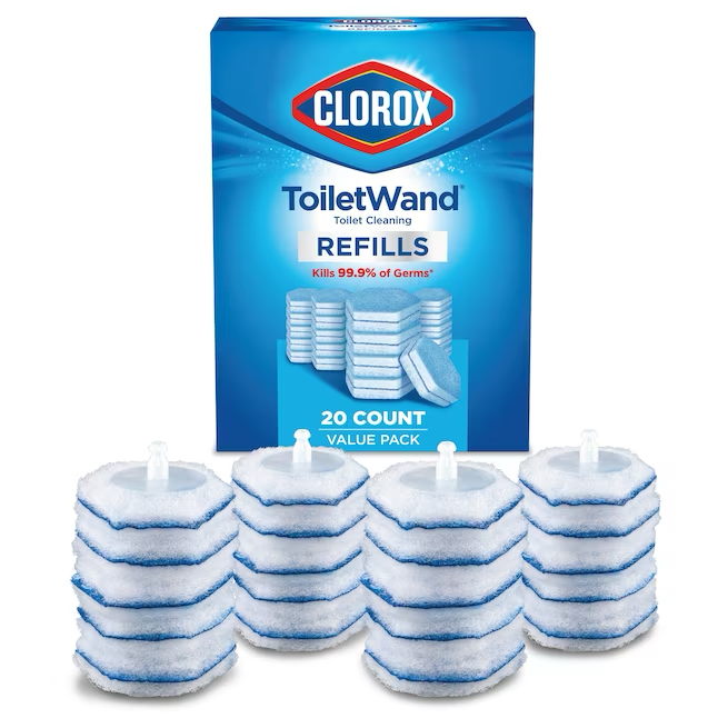 Clorox ToiletWand Disinfecting Refills 20-Count Toilet Bowl Cleaner Refill