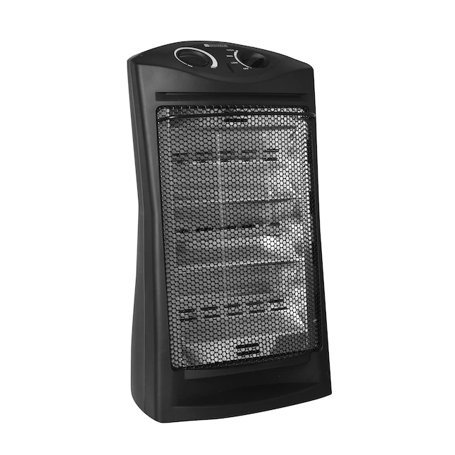 Utilitech Up to 1500-Watt Infrared Quartz Tower Indoor Electric Space Heater with Thermostat