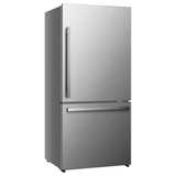 Refrigerador Hisense con congelador inferior y profundidad de mostrador de 17.2 pies cúbicos (acero inoxidable resistente a huellas dactilares) ENERGY STAR