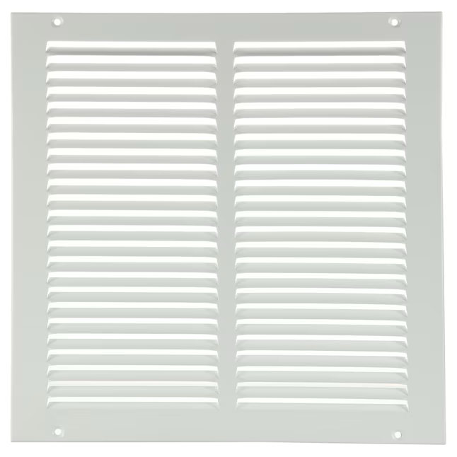 RELIABILT 10-in x 10-in Steel White Sidewall/Ceiling Grille