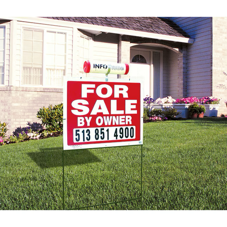 Hillman Sign Center 18-in x 24-in Plastic Sale/For Sale Sign