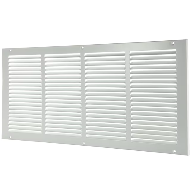 RELIABILT Seitenwand-/Deckengitter aus Stahl, 24 x 8 Zoll, weiß