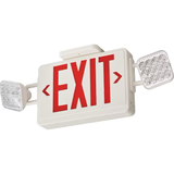 Lithonia Lighting EXRG Series 3.5-Watt 120/277-Volt LED White Hardwired Exit Light with Red/Green Lights
