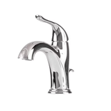 EZ-FLO Impressions Chrome 4-in centerset 1-handle WaterSense Bathroom Sink Faucet with Drain and Deck Plate