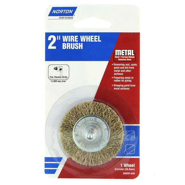 Norton Wire Wheel 2-in Coarse Wire Brush Wheel Electric Drill