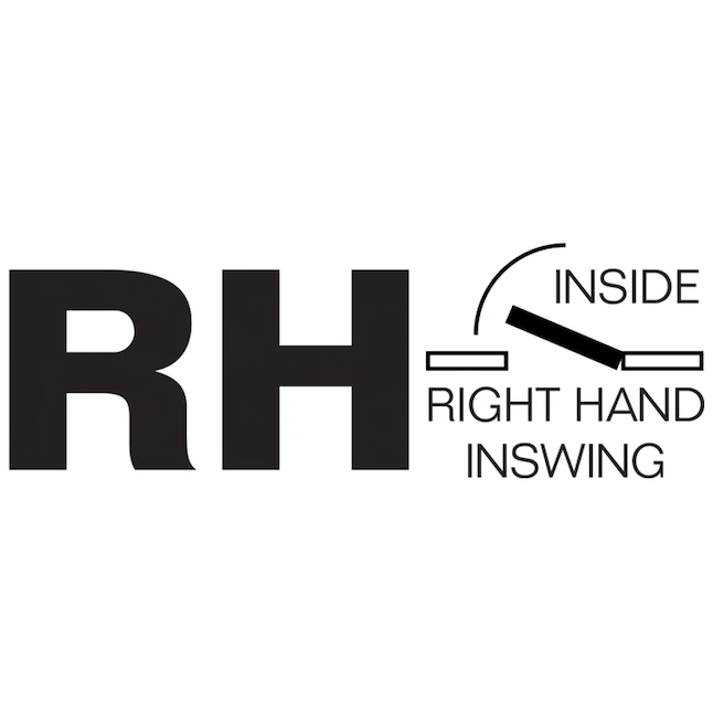 RELIABILT 28-in x 80-in Flush Hollow Core Primed Hardboard Right Hand Inswing Single Prehung Interior Door