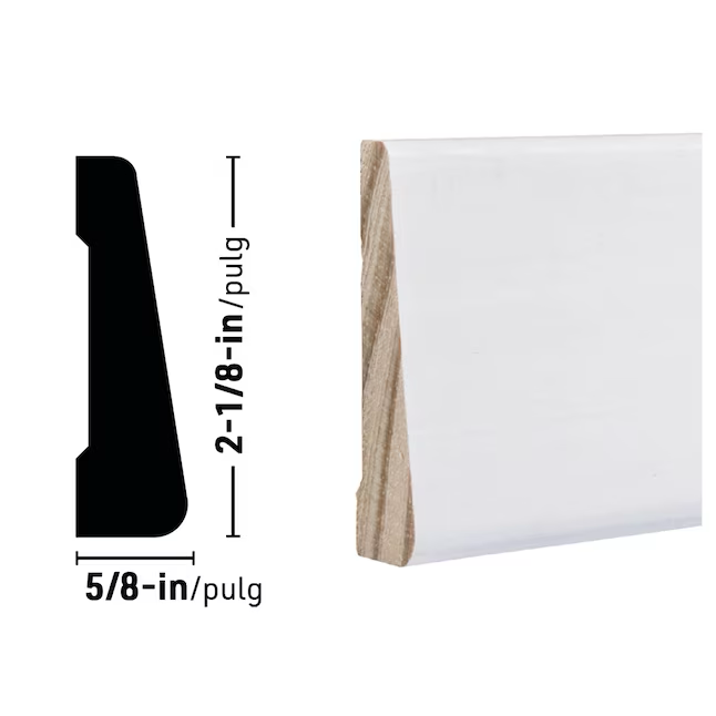 RELIABILT 5/8-in x 2-1/8-in x 7-ft Primed Pine Hwedge Casing