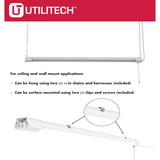 Utilitech 3 Fuß 3000 Lumen weißes, kühles weißes lineares LED-Ladenlicht