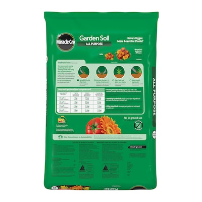 Miracle-Gro All Purpose for In-Ground Use 1.5-cu ft Garden Soil