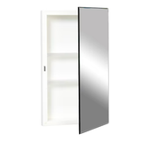 Project Source 16-in x 26-in Surface/Recessed Mount Frameless Mirrored Medicine Cabinet