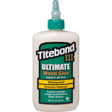 Titebond III Ultimate Wood Glue Brown impermeable, adhesivo para madera interior/exterior (contenido neto real: 8 onzas líquidas)