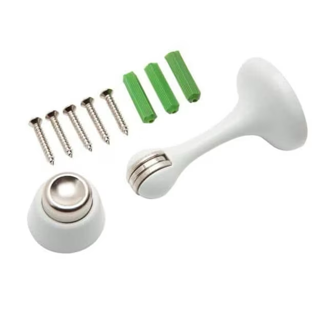 RELIABILT 3-in White Wall Protector Door Stop