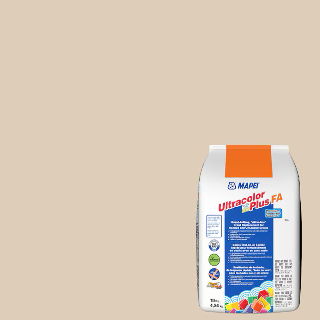 MAPEI Ultracolor Plus FA Light Almond #5049 All-in-one Grout (10-lb ...