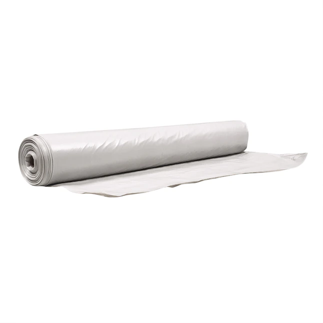 Project Source 12-ft x 100-ft Clear 4-mil Plastic Sheeting (Heavy-duty (4-5 Mil)