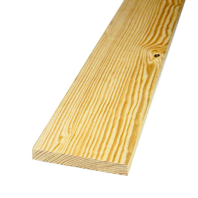 RELIABILT 1-in x 6-in x 12-ft Unfinished Southern Yellow Pine Board