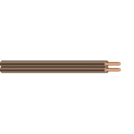 Cable de lámpara trenzado marrón 18/2 de 250 pies Southwire 