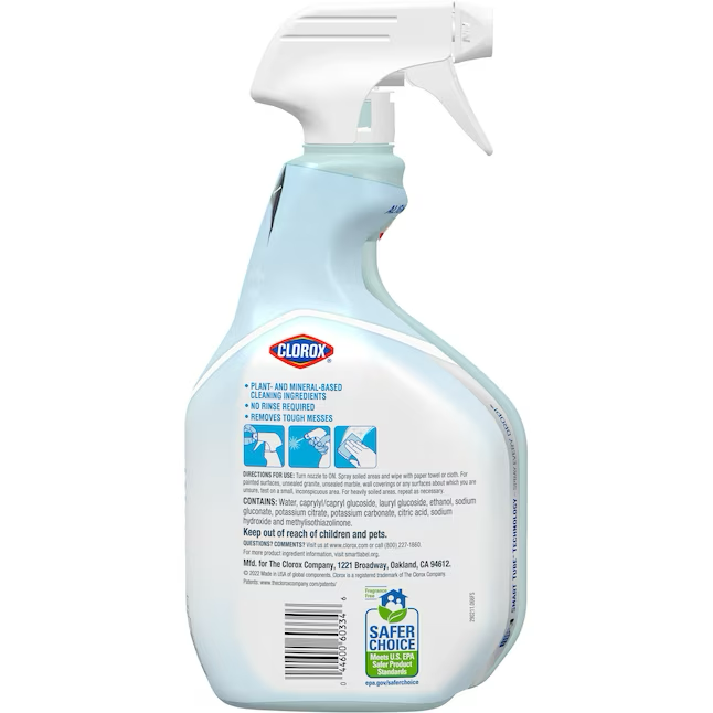 Clorox Free and Clear 32-fl oz Fragrance Free Disinfectant Liquid All-Purpose Cleaner