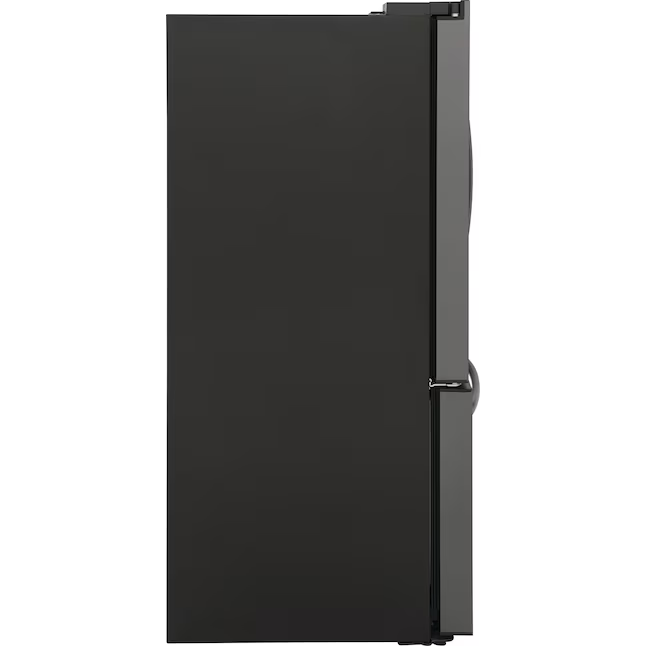 Refrigerador Frigidaire de puerta francesa de 27.8 pies cúbicos con máquina de hielo, dispensador de agua y hielo (acero inoxidable negro) ENERGY STAR