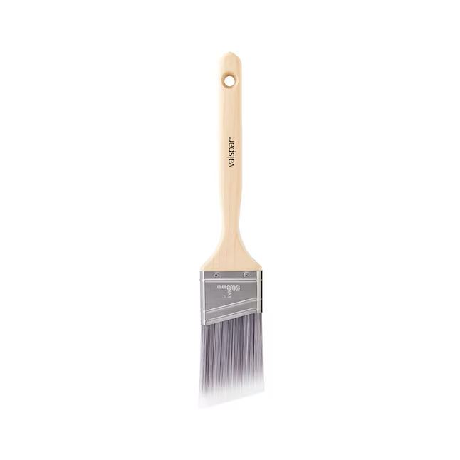 Valspar 2-Pack 1-1/2-in Nylon- Polyester Blend Angle Paint Brush (General Purpose Brush)