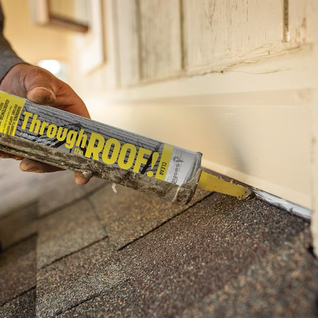 Sashco Through the Roof 10.5-oz Clear Paintable Solvent Caulk